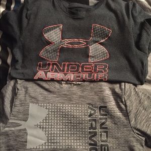 2 Under Armour boys t-shirts